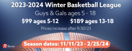 2023-2024 Winter Basketball League